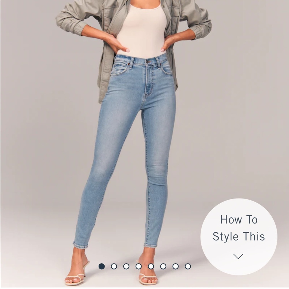 Abercrombie & Fitch High Rise Super Skinny Jean